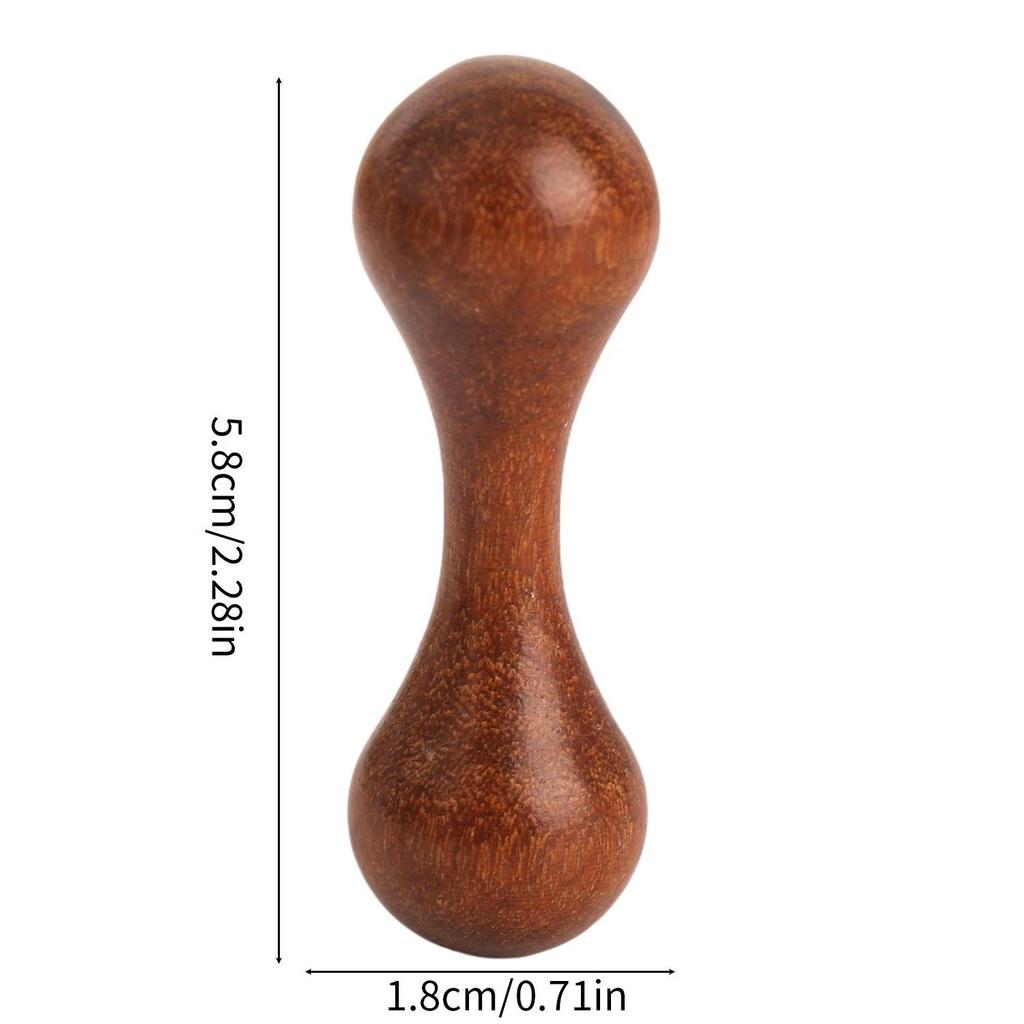 1-10pcs Wooden Finger Bone Massage Fingerbone Stress Relief Knucklebone Decompression Rotating Polishing Hand Spinner Tool
