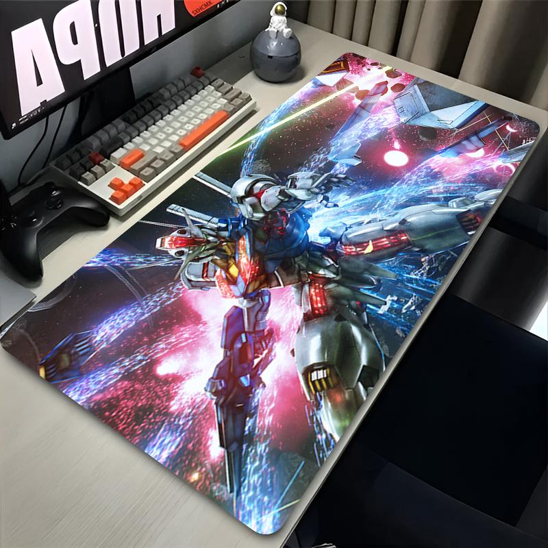 Mouse Pads Gundam Aerial Computer Keyboard Mouse Pad Anime Gaming Accessories Table XXL Gamer Carpet Mousepad Laptop Desk Mat