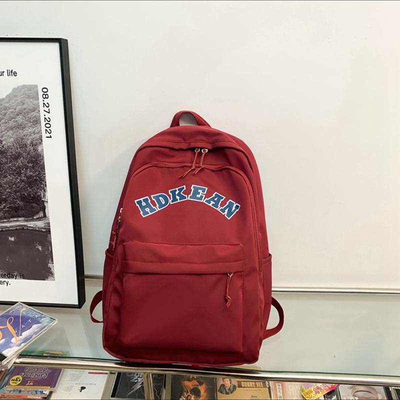 

Fashion Double Zipper Women Backpack Waterproof Nylon School Bag Big Student Bag Girl Travel Rucksacks High Quality Mochilas No pendant