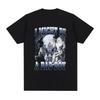 Alpha Ich könnte ein böser Junge sein Wolf Lustiges Meme Grafik T-Shirt Herren Damen Mode Vintage Kurzarm T-Shirt Lässige Baumwoll-T-Shirts