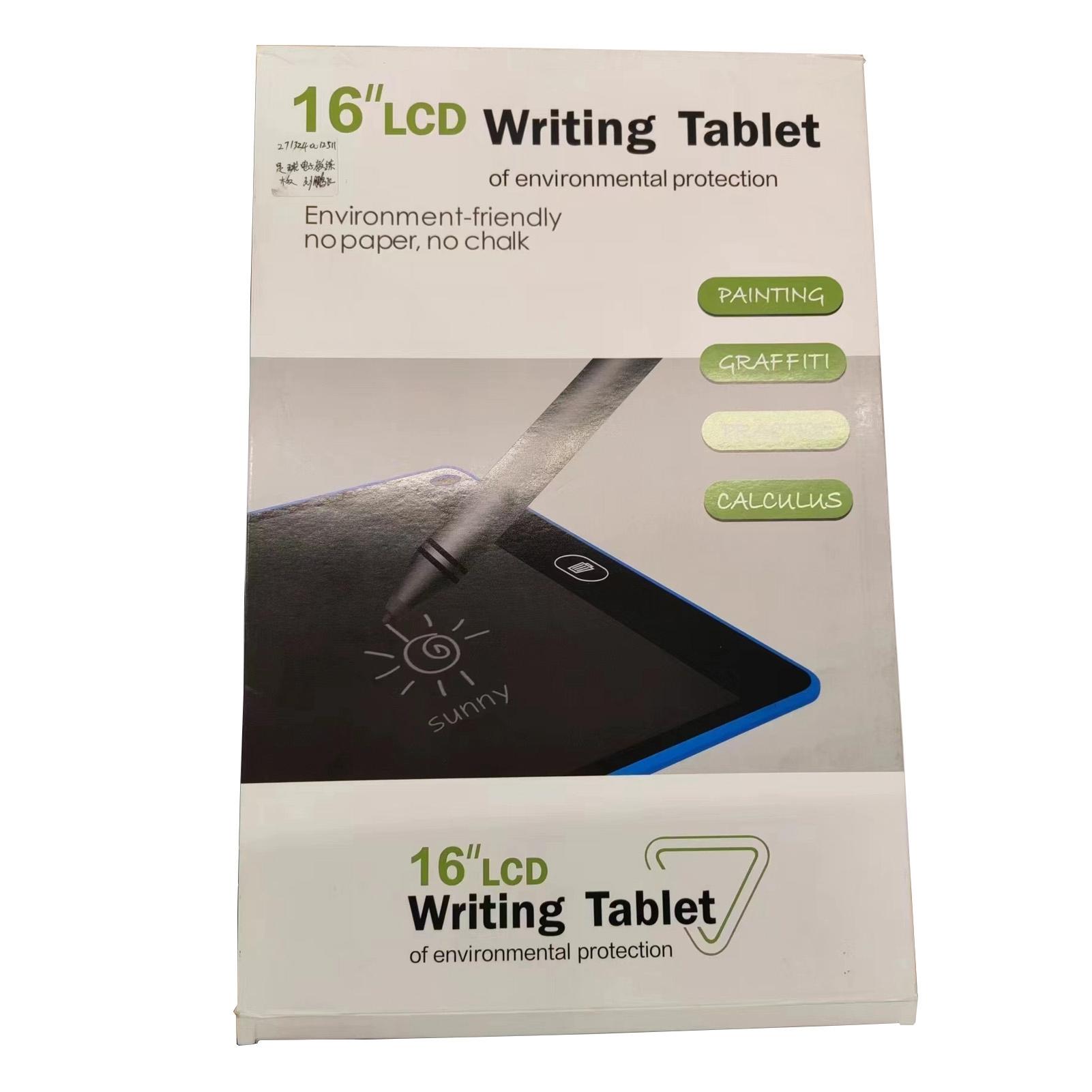 

16-дюймовый ЖК-дисплей Электронная футбольная тренерская доска Цифровая стратегическая маркерная доска с ручкой для спорта