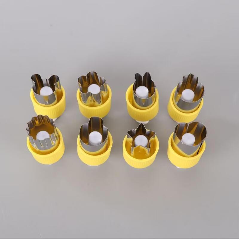 JINGRX Vegetable Fruit Cutter & Cookie Mold Set