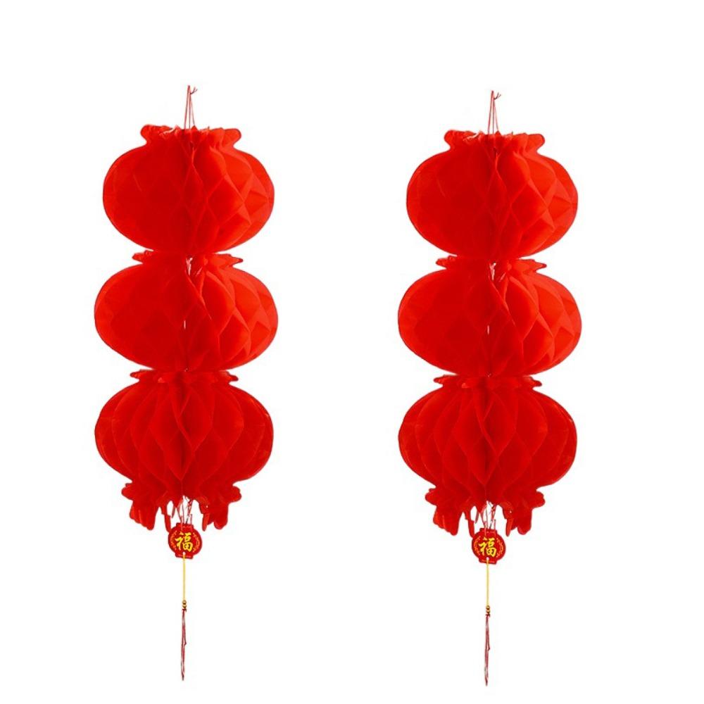 

1/2/6pcs Reusable Flower Hanging Decoration Traditional Spring Festival Pendant Gifts Style 5