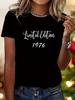 A Limited Edition WomenS ShortSleeve Top with a 1976 Pattern Perfect As a Birthday Gift