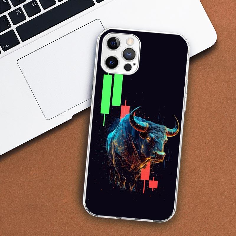 Trade Investment Forex Stock Market Pouzdro na telefon pro Apple iPhone 11 12 13 15 14 Pro 7 XR X XS Max 8 Plus + Mini SE Customized Pri
