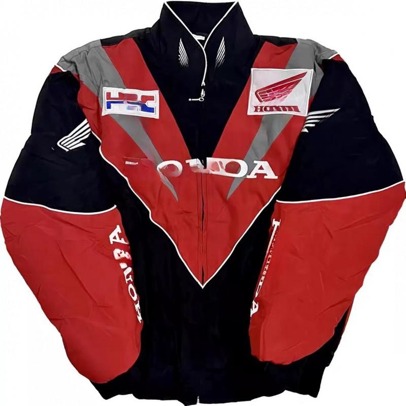 Herren Damen Retro Motorradjacke Baumwolle Gepolstert Winddicht Sportmantel Reiten Wandern Camping Outdoor
