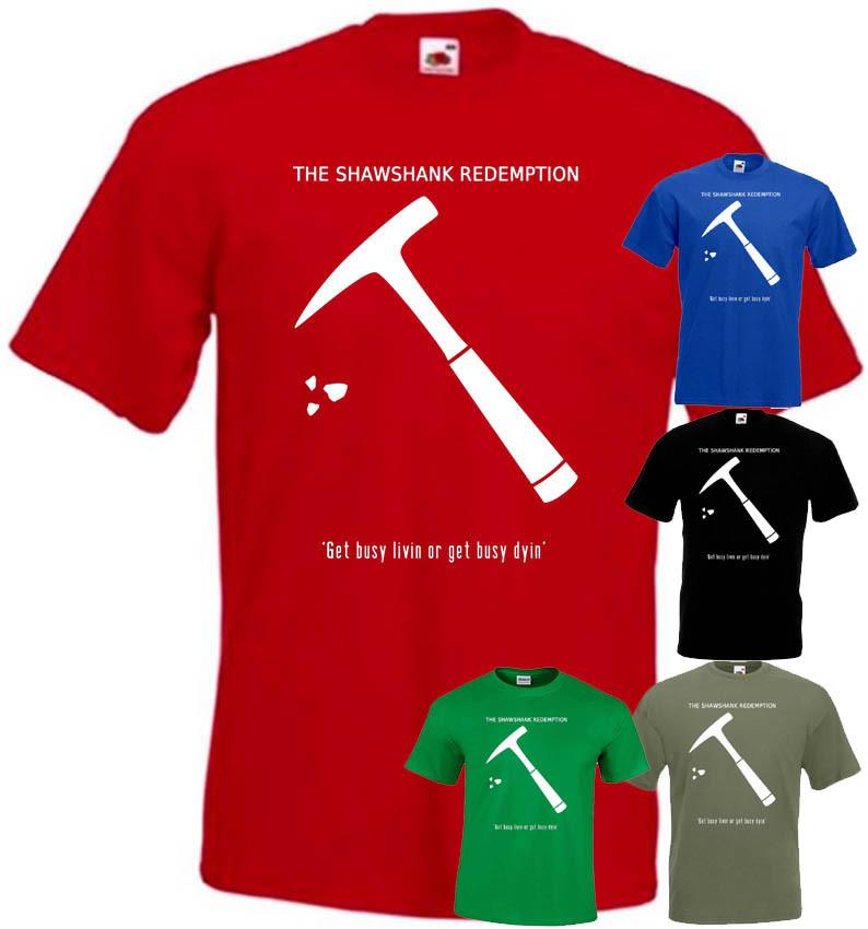26 The Shawshank Redemption v5 T shirt red green olive black poster all sizes S-5XL Unisex T-Shirt XL