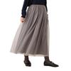 Afternoon Tea Living Skirt JB14 Reversible Tulle Gathered Skirt, Light Gray