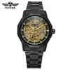 Winner Factory Gold Wrist Watch Custom Casual Montre Homme  Saat Men Luxury Skeleton Automatic Men's Mechanical Watch
