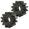 2pcs Gears 22 Equipment Hassle-free Lawn Mower Metal Parts Pinion Gears Replacement Self-propelled Smooth Wheel