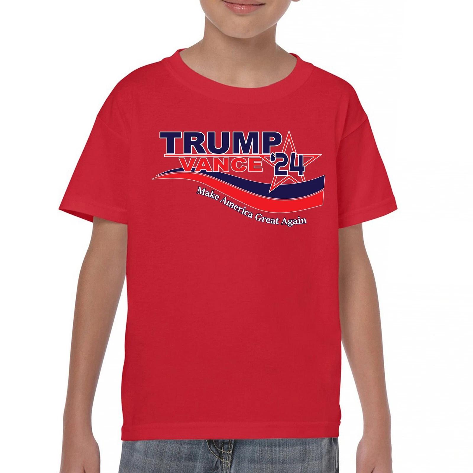 Trump Vance 2024 Make America Great Again Youth kids boys T-Shirt VP MAGA Patriotic Kids 150