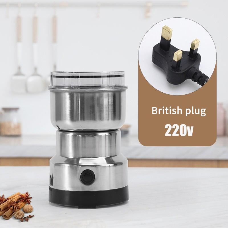 One-Touch Control Electric Coffee Grinder Stainless Steel Fast Grinding Mill Suitable for Coffee Beans Spices Nuts Herbs