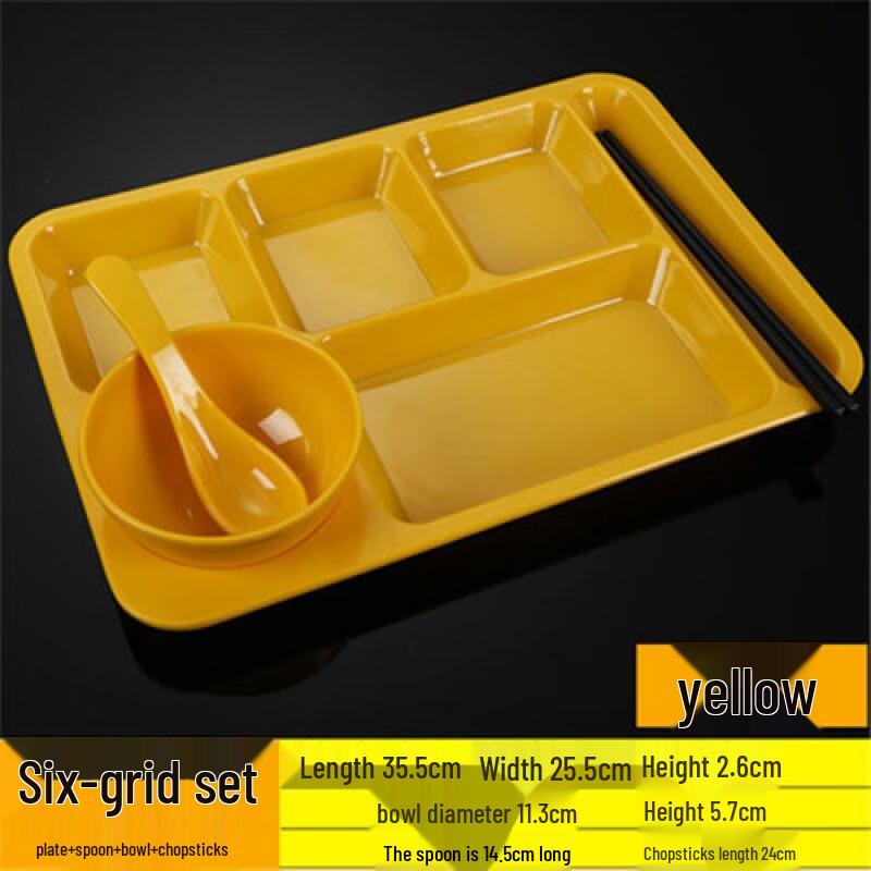 Commercial Melamine Compartment Serving Tray