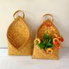 1PC Multi-Purpose Kitchen Decor Woven Wall-Mounted Basket Farmhouse Wall Hanging Vegetables 2 Sizes