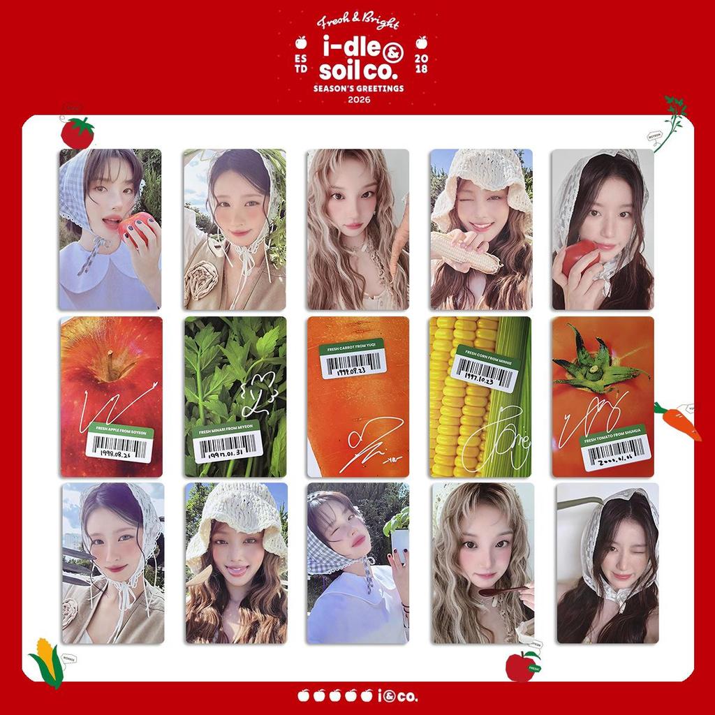 (G)I-DLE 2026 Calendar Special: Ye Shuhua & Song Yuqi Collectible Card & Doll Set