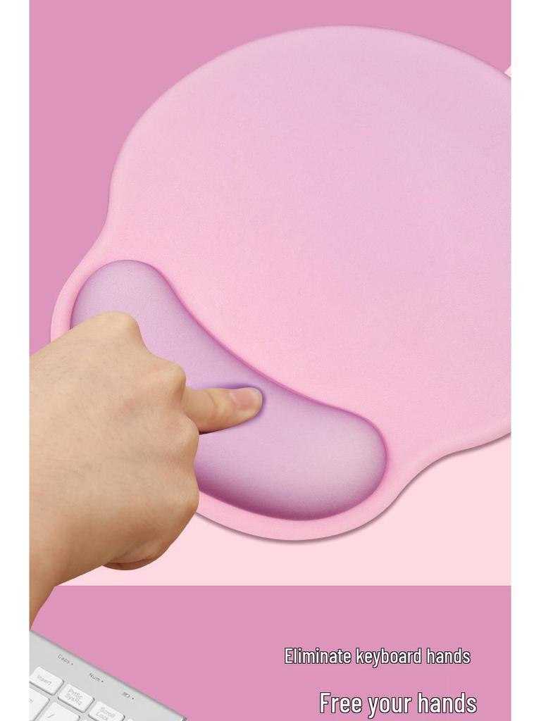 3D Memory Foam Non-Slip Wrist Support Mouse Pad for Office & Gaming