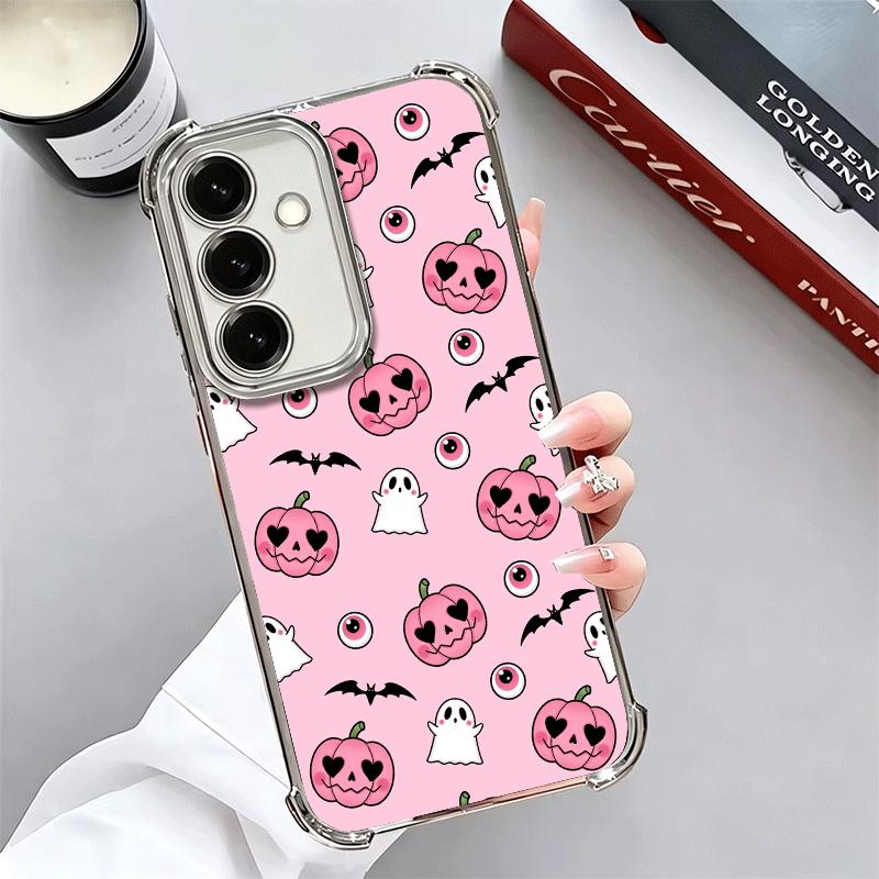 

Pink Style Skull Witch Soft Phone Case For Samsung A17 A27 A07 A37 A57 A16 A56 A15 A55 A14 A54 A13 A53 A26 A36 A25 A35 A24 A34 A Samsung A13