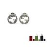GUCCI Sterling Silver Interlocking Stud Earrings (Unisex) Stud Earrings YBD457109001