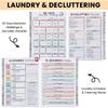 Adhd Cleaning Planner,Editable Home Cleaning Plan,Daily,Weekly, Monthly,Yearly Cleaner Schedule and Checklist,Adjustable Clean Up Household Chores