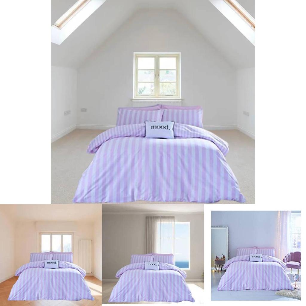 Luxurious 3d Bedding Set High Definition Digital Print Usa Size Bed Sheet Modern Simple Floral Design