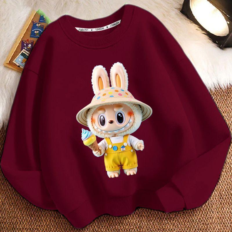 Children's Fashion Sweatshirts for Spring and Autumn, Casual Long-sleeved Sweatshirts for Boys and Girls