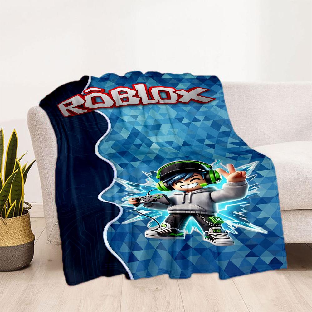 Roblox 504 Couverture Douce & Confortable Idéale pour Chaise Bord de Mer Canapé pour Toutes les Occasions Impression Numérique Cadeau pour Voyage Maison Anniversaires