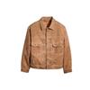Куртка дальнобойщика Levis x Stussy Dyed Jacquard, коричневая, унисекс, верхняя одежда A52160001