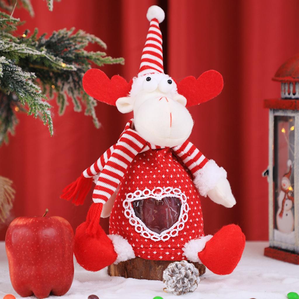 Weihnachtsabend Süßigkeitenglas, Kreative Kinder-Geschenkbox, Vorratsglas, Weihnachtliche Tischdekoration