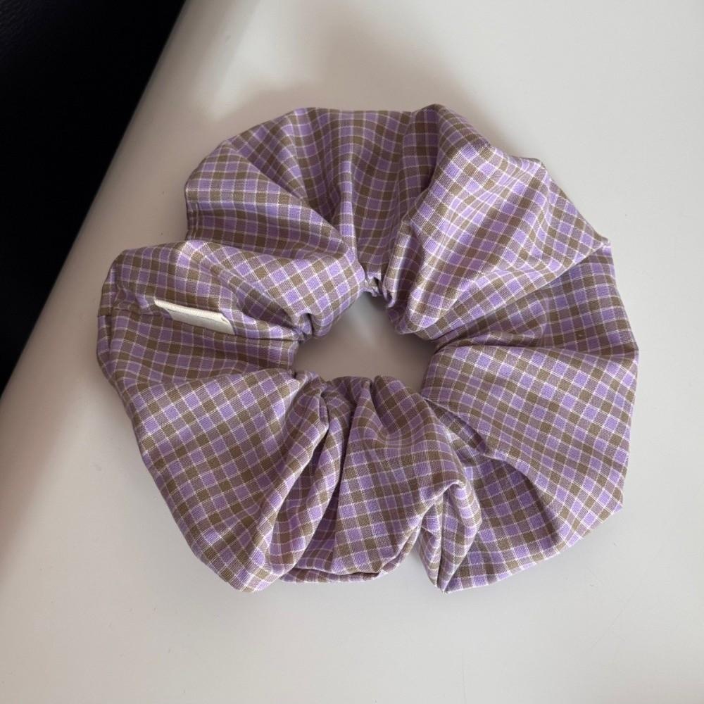 

Sweet Multi Size Ponytail Hair Scrunchies Minimalist Pattern Rubber Band Hair Rope Light Puple Elastic Hair Ties Women