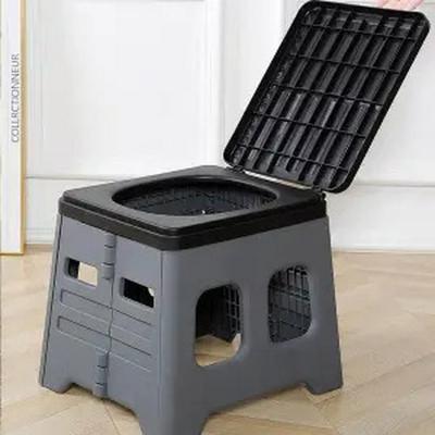 Portable Folding Travel Car Camping Toilet Stool