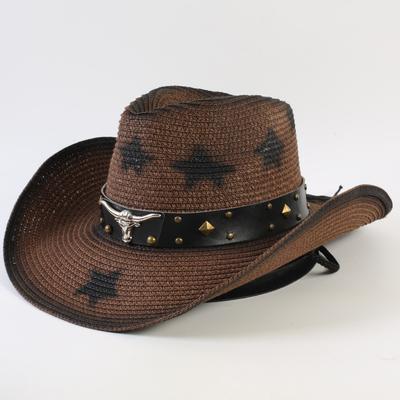 Best-selling Western Cowboy Hats for Men and Women, Fashionable Sunshade Straw Hats, Classic Outdoor Western Cowboy Hats