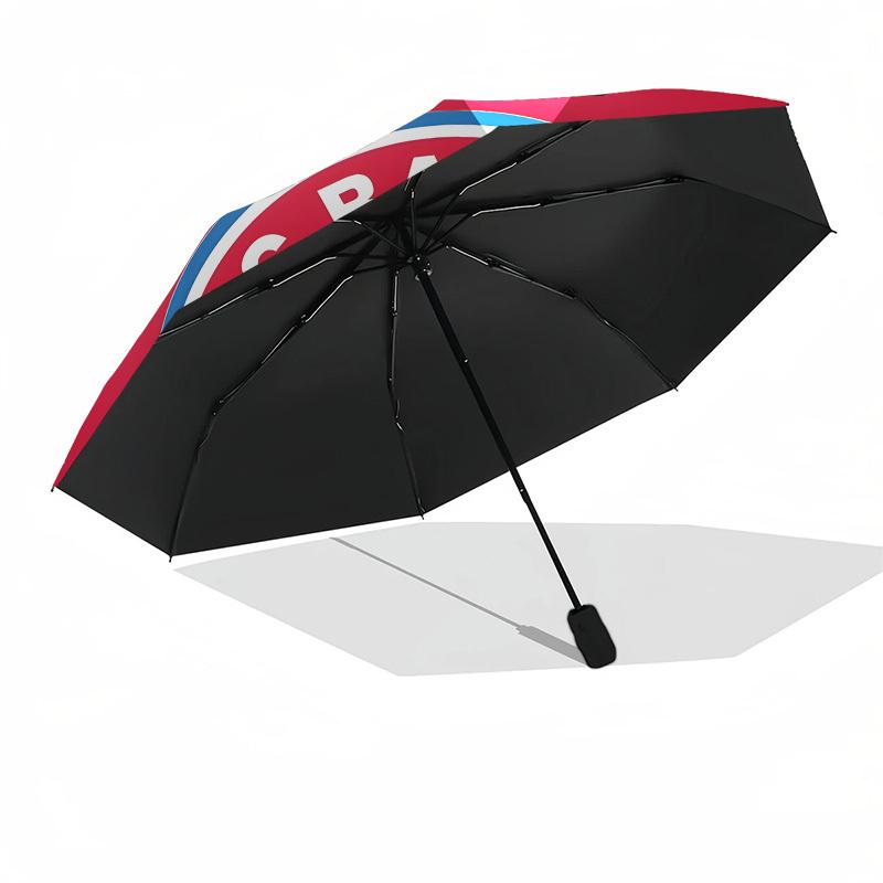 Bayern Munich, Football Club Automatic Opening and Closing, 8 Rib Structure Portable Umbrella, Suitable for Men and Women In All Seasons  Pe