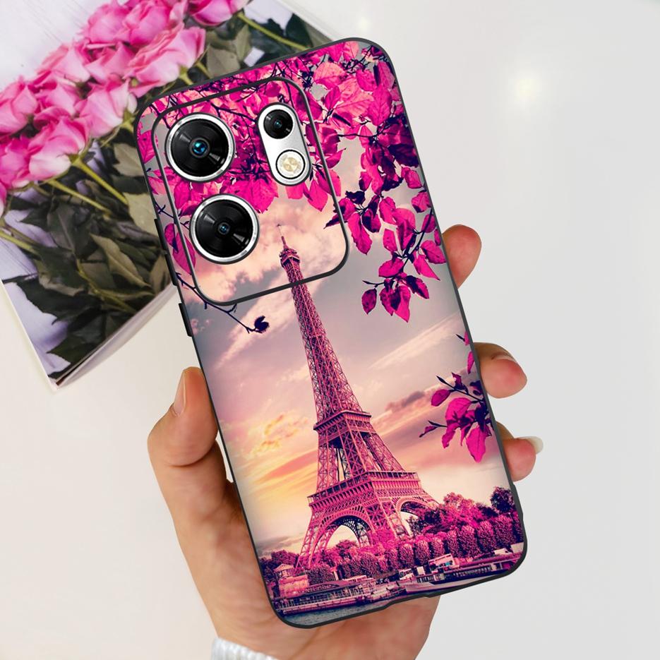 For Infinix Zero 30 4G Case X6731B Cute Cat Butterfly Cover Soft Silicone TPU Phone Case For Infinix Zero 30 5G Zero30 4G Fundas