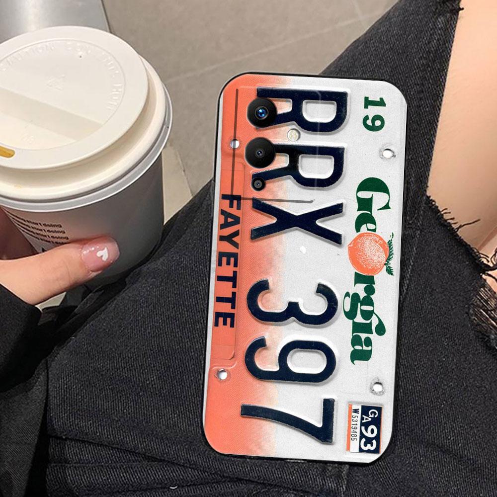 Lucky License Plate Number Phone Case For Infinix TECNO POP SPARK SMART 6 7 8 9 CAMON 40 30 30S 15 16 17 20 20C Pro Case Cover