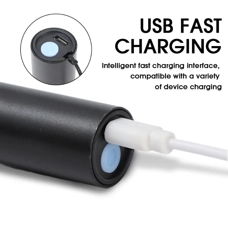 USB-aufladbare UV-Taschenlampe LED-Ultraviolett-Fackeln Zoombar Ultra Violett-Lichter Skorpion Haustierurin-Flecken Detektor Werkzeuge