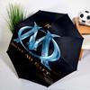 Mar-seille With Pride Emblem Printed Automatic Umbrella, 8-Frame for Travel, camping, Casual Umbrella, Essential Gift for  for family and friends