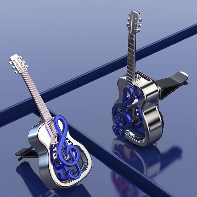 Ornamenti Decorativi Clip per Bocchetta Aria Auto Chitarra Con Capacità Aromatizzante Per Uso in Auto Costruzione in ABS Regalo per Guidatore