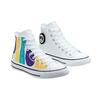 Converse Chuck Taylor All Star High Peace Powered Unisex Sneakers White Court-Purple Amarillo 167892C