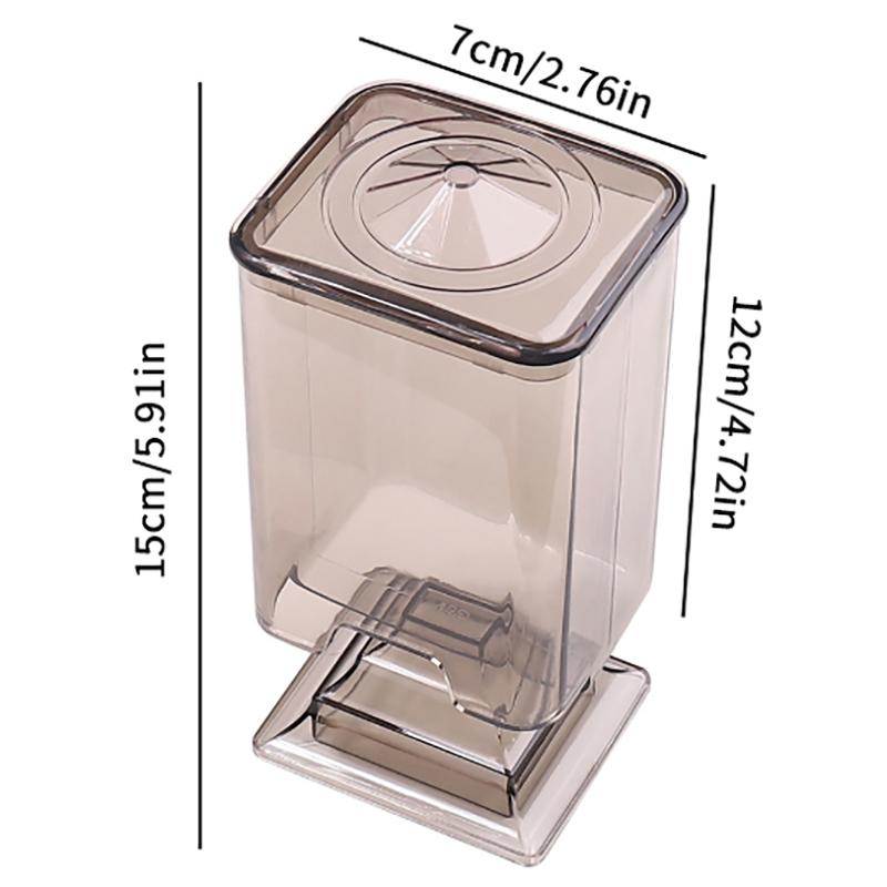 Nageltuch Baumwolle Waschtuch Aufbewahrungsbox Transparent Staubdicht Boden Extraktionswerkzeug Make-up Zubehör