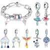 925 Silver Bracelet Fit Charm DIY Jewelry For Women Elegant Fashion Bracelet Daily Wear Handmade Charms Jewelry Making