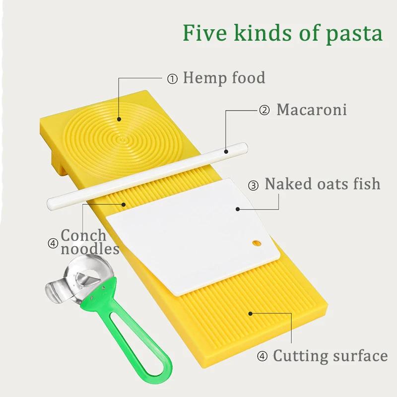 Multifunctional Pasta Tools DIY Spaghetti Macaroni Maker Pasta Noodle Machine Macaroni Making Planchette Mold for Kitchen Gadget