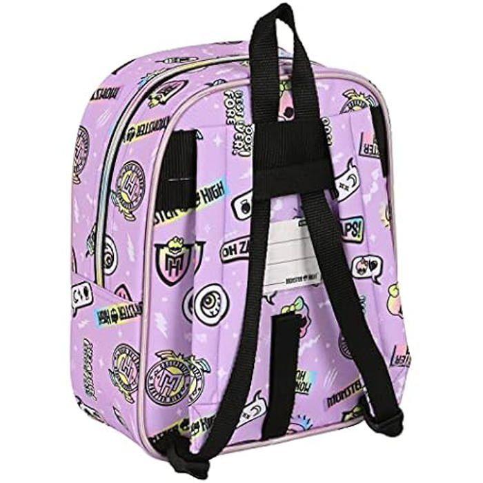 Mochila Guarderia - SAFTA - Monster High - Noir - Encre assortie - Non rechargeable