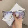 Ultra Light Oversized Myopic Glasses Blue Light Blocking Short Sight Eyeglasses Fashion Minus Diopter Eyeglasses 0 To -6.0