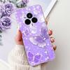 For Realme 14 Pro 14Pro+ Elegant Floral Cat Printed Phone Case For Realme 14 Pro Plus 14Pro 5G Soft Silicone TPU Cases