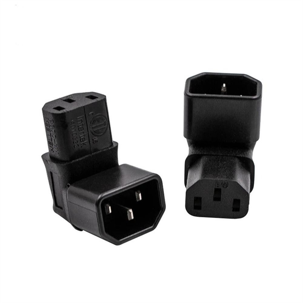 

Angled C14 Male Down UP IEC Power Connector 3Pin IEC Connector Power Adapter Plug AC Plug Converter