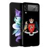 Isle of Man Coat of Arms Case For Samsung Galaxy Z Flip 7 6 5 4 3 z Flip7 Flip6 Flip5 Flip4 5G Phone Cover Flip3 Folding Coque