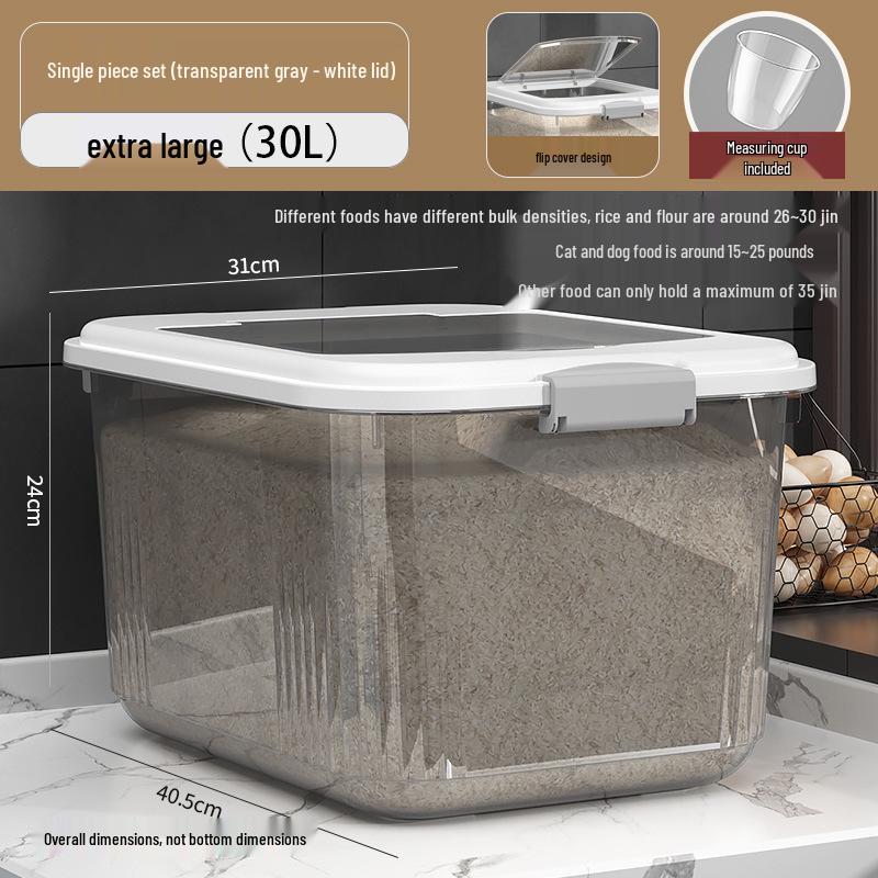 Versiegelter Insekten- und Feuchtigkeitsschutz-Aufbewahrungsbehälter für Reis & Mehl mit großem Fassungsvermögen