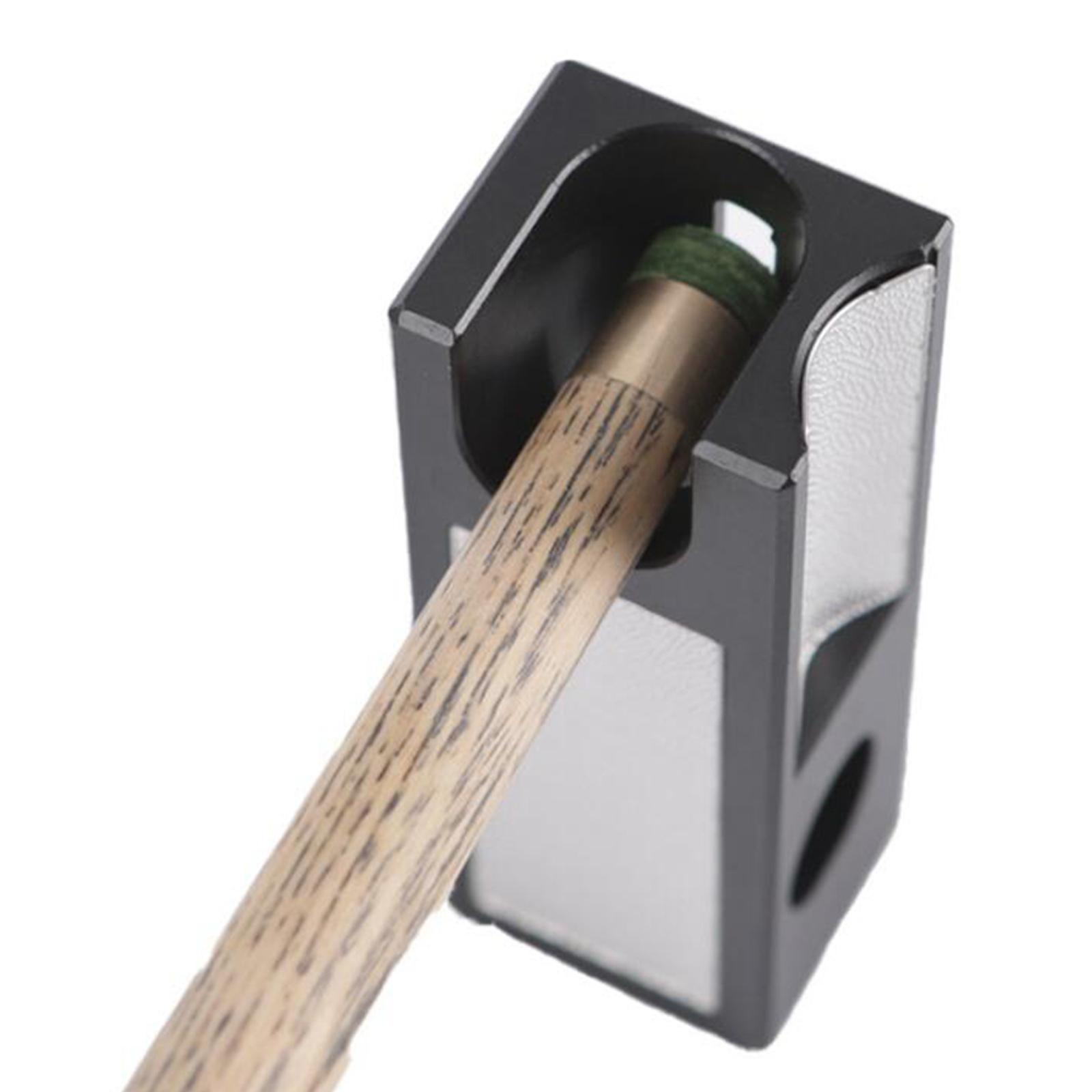 Pool Cue Tip Repair Tool Pool Cue Shaper Pool Cue Maintenance Tools Premium Billiard Cue Tip Grinder Billiard Pool Cue Tip Tools чёрный