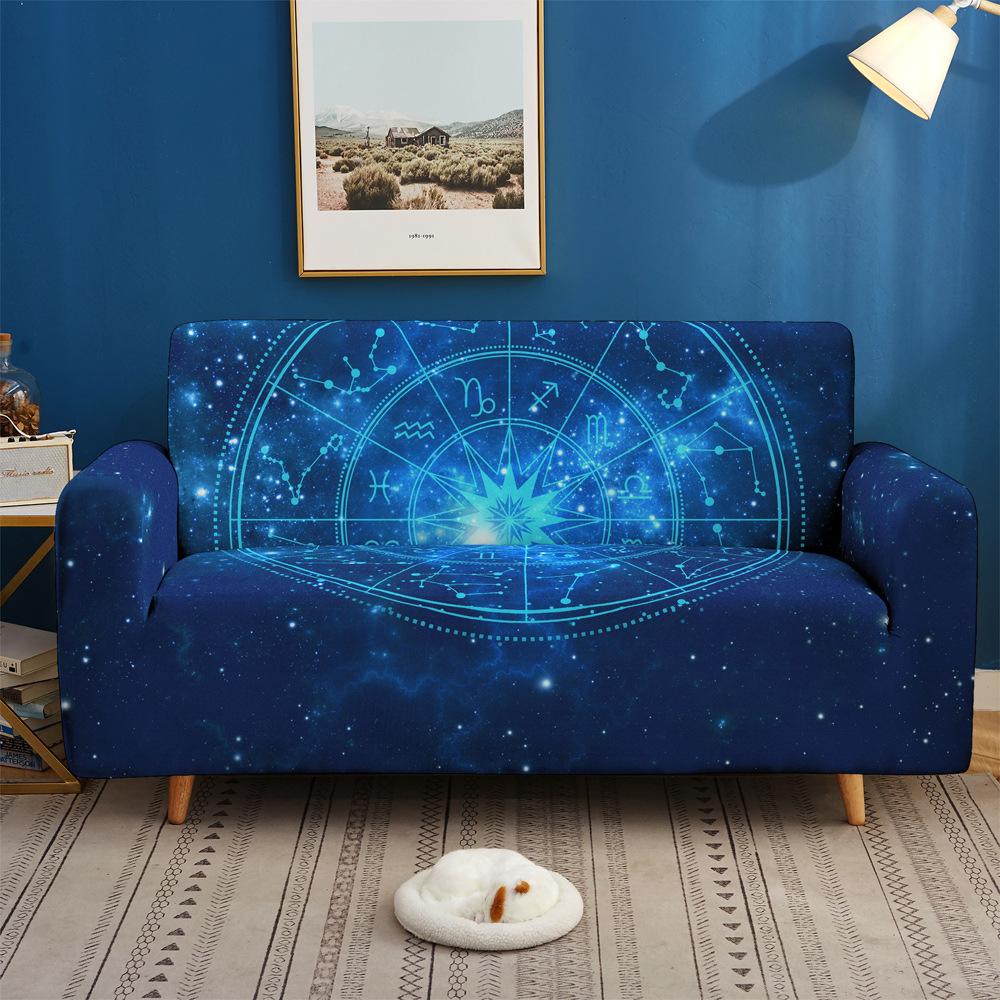 Elastic Universal All-Inclusive Gradual Change Starry Sky Sofa Cover Multi-Person Combination Bohemian Style Sofa Cover