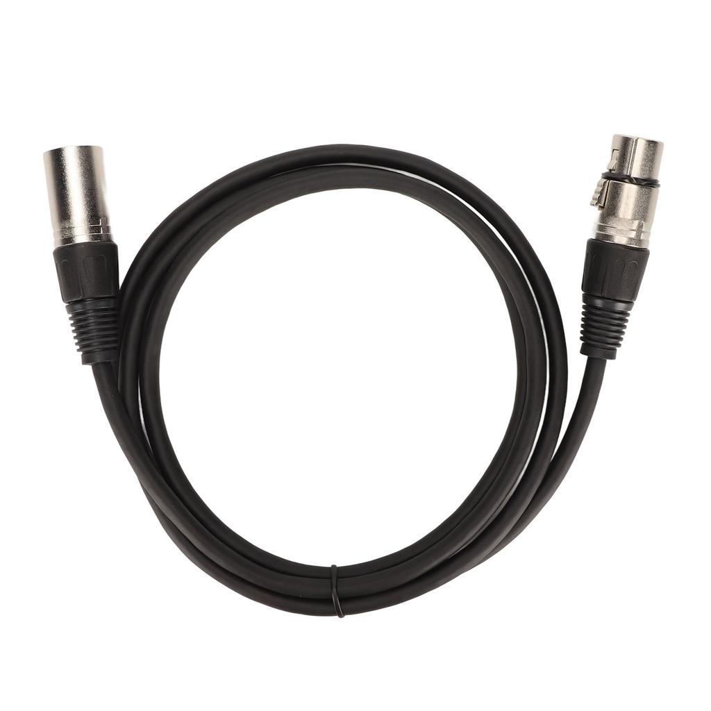 XLR Stecker auf Buchse Mikrofonkabel 1,5 Meter Plug and Play Klarer HiFi-Sound Kabel für KTV-Lautsprecher Heimkinos